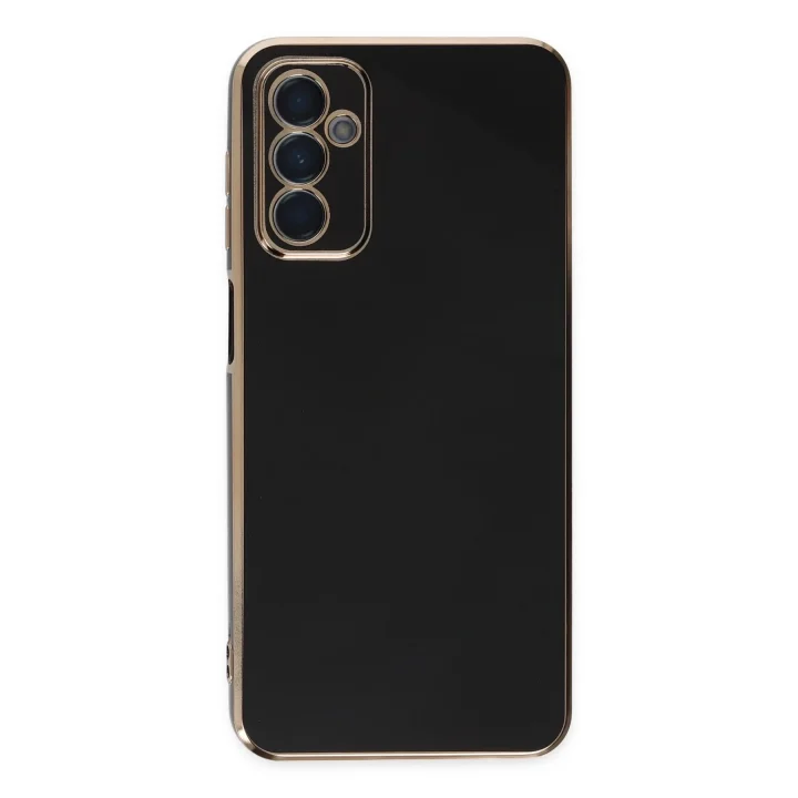 Mey İthalat®  Samsung Galaxy A04S Kılıf Volet Silikon - Siyah