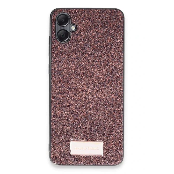 Mey İthalat®  Samsung Galaxy A05 Bright Simli Kapak - Derin Mor