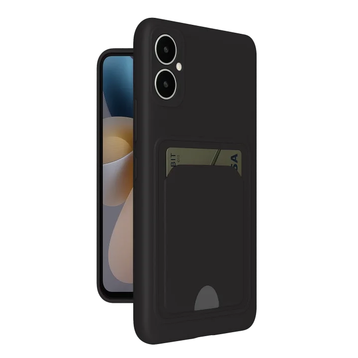 Mey İthalat®  Samsung Galaxy A05 Kelvin Kartvizitli Silikon - Siyah