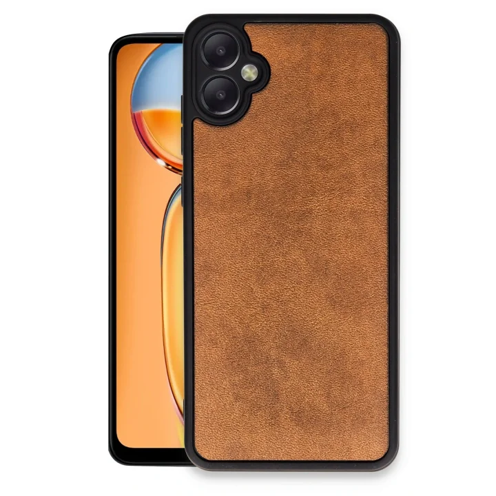 Mey İthalat®  Samsung Galaxy A05 Kılıf Aras Deri Kapak - Taba