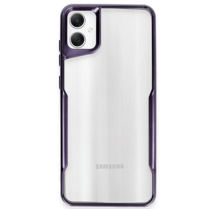 Mey İthalat®  Samsung Galaxy A05 Kılıf Boyi Silikon Kapak - Derin Mor