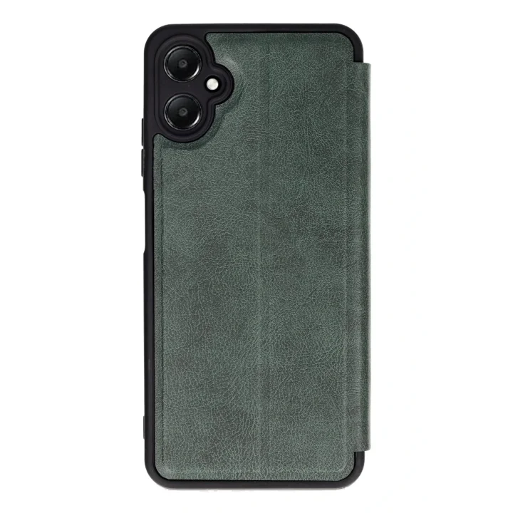 Mey İthalat®  Samsung Galaxy A05 Kılıf Flip Cover - Koyu Yeşil