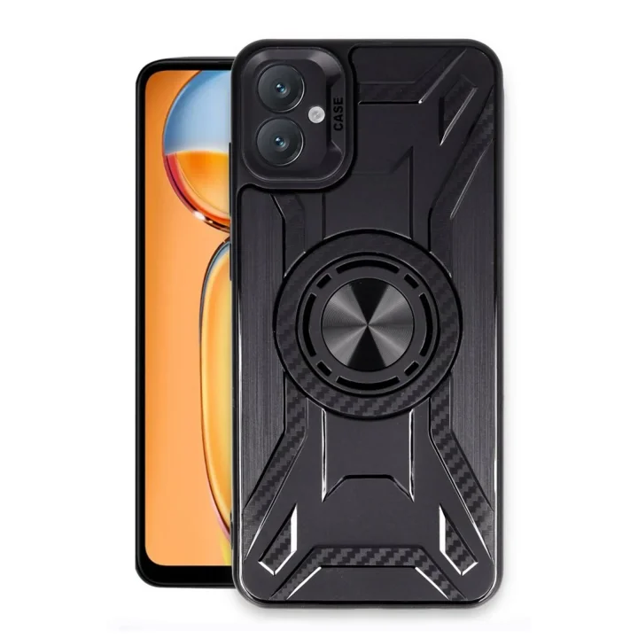 Mey İthalat®  Samsung Galaxy A05 Kılıf Lincoln Silikon - Siyah