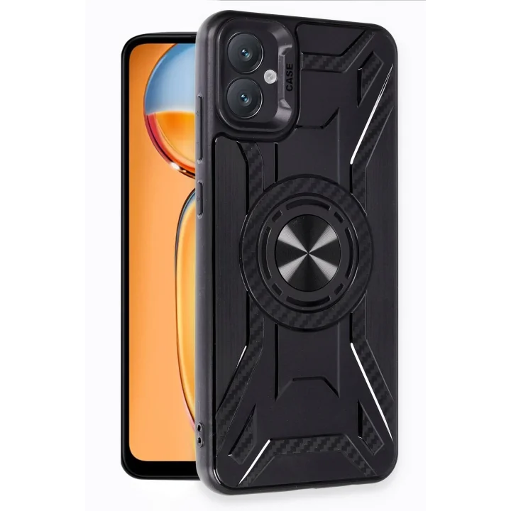 Mey İthalat®  Samsung Galaxy A05 Kılıf Lincoln Silikon - Siyah