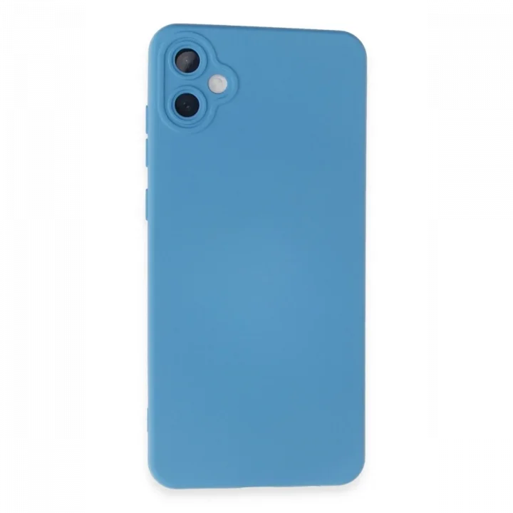 Mey İthalat®  Samsung Galaxy A05 Kılıf Nano içi Kadife Silikon - Mavi