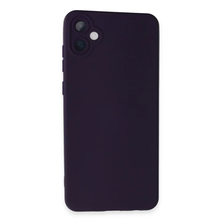 Mey İthalat®  Samsung Galaxy A05 Kılıf Nano içi Kadife Silikon - Mor