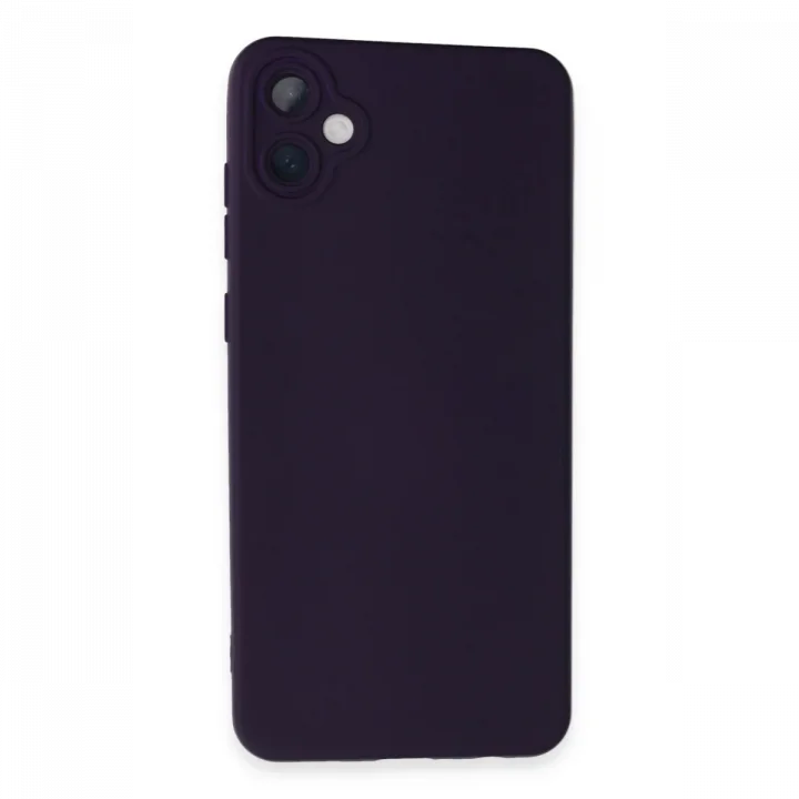 Mey İthalat®  Samsung Galaxy A05 Kılıf Nano içi Kadife Silikon - Mor