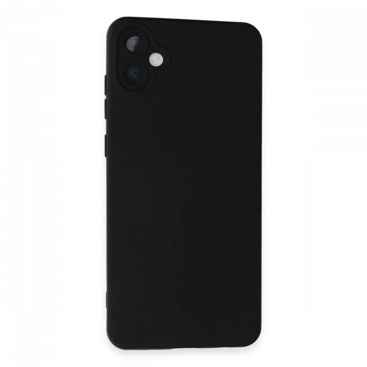Mey İthalat®  Samsung Galaxy A05 Kılıf Nano içi Kadife Silikon - Siyah