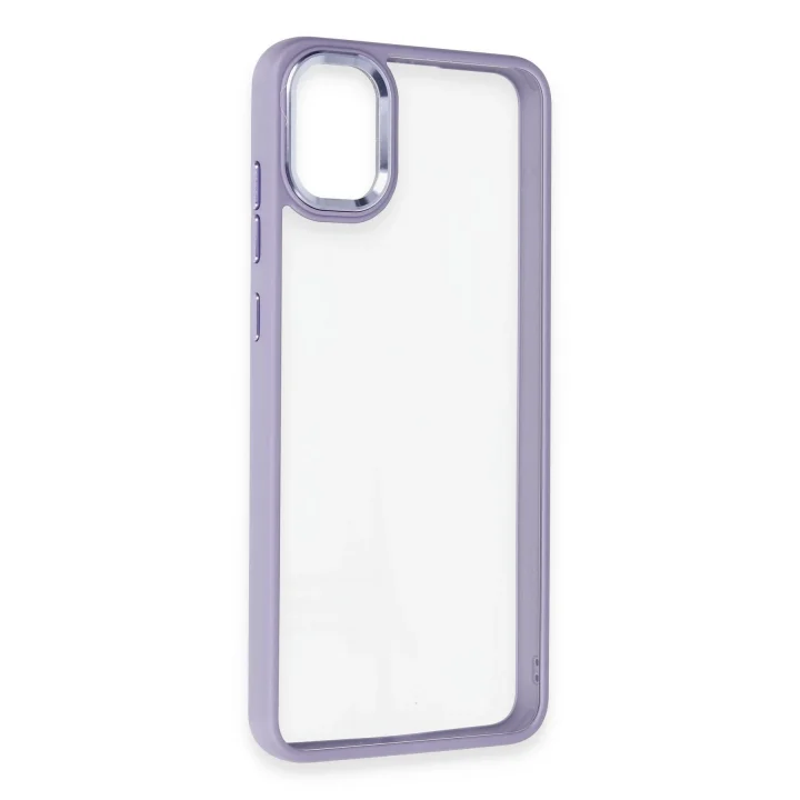 Mey İthalat®  Samsung Galaxy A05 Kılıf Power Silikon - Lila