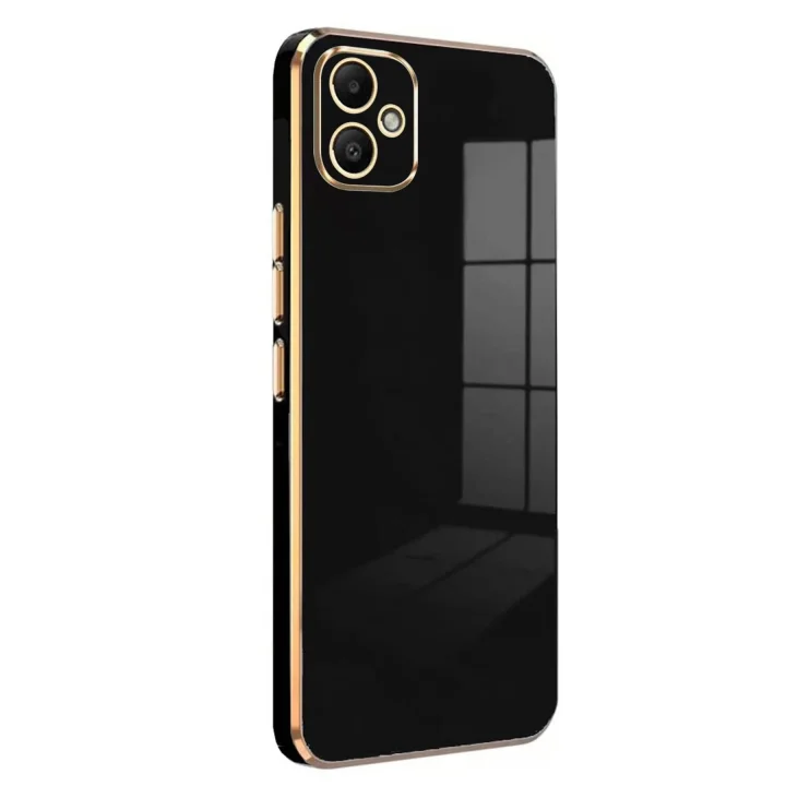 Mey İthalat®  Samsung Galaxy A05 Kılıf Volet Silikon - Siyah