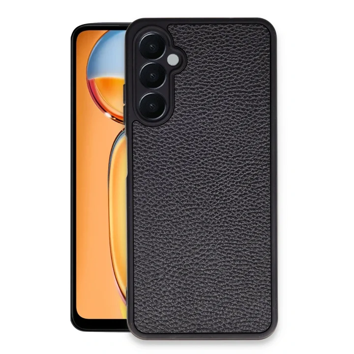 Mey İthalat®  Samsung Galaxy A05S Kılıf Aras Deri Kapak - Siyah