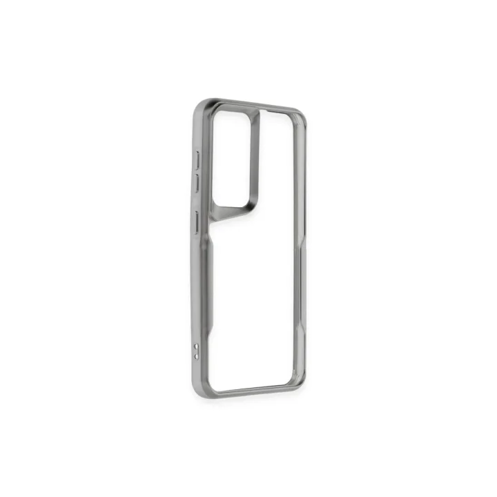 Mey İthalat®  Samsung Galaxy A05S Kılıf Boyi Silikon Kapak - Gümüş