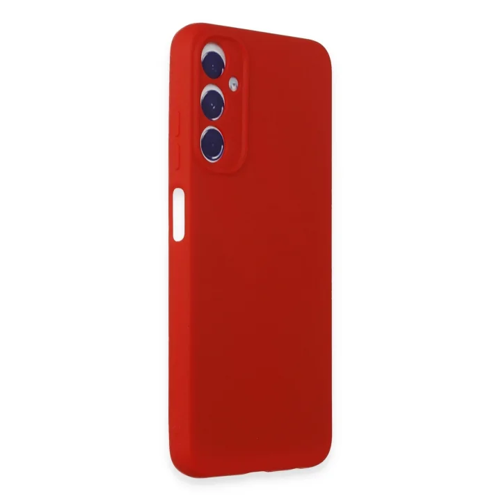 Mey İthalat®  Samsung Galaxy A05S Kılıf First Silikon - Kırmızı