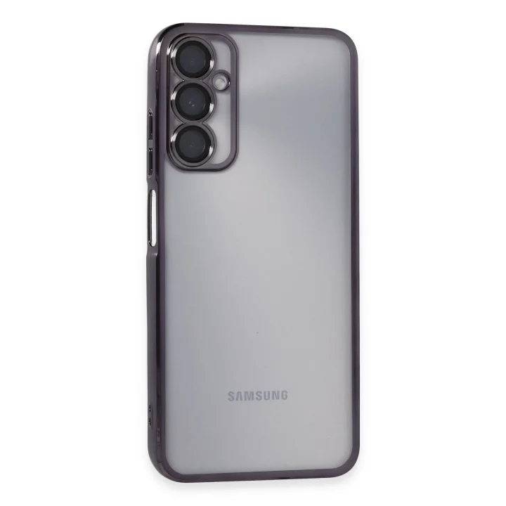Mey İthalat®  Samsung Galaxy A05S Kılıf  Lensli Silikon - Mor