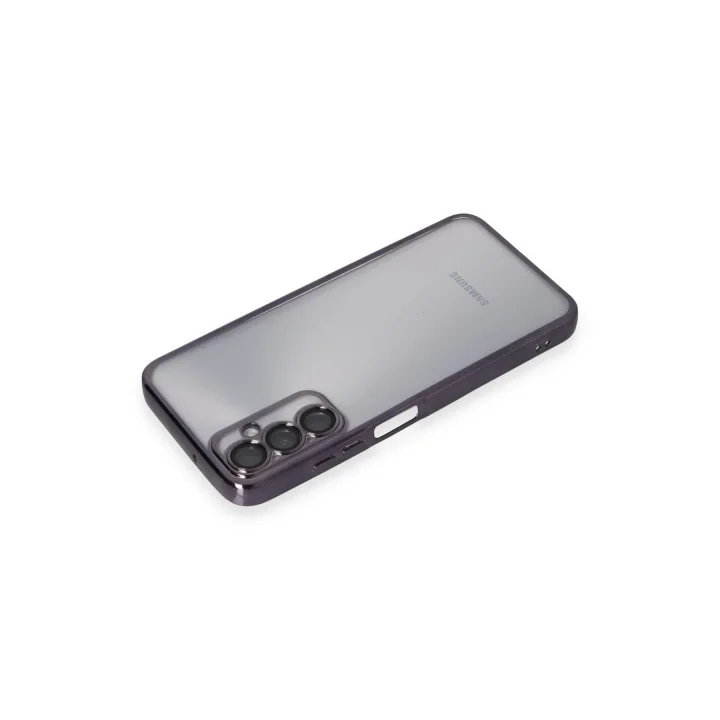 Mey İthalat®  Samsung Galaxy A05S Kılıf  Lensli Silikon - Mor