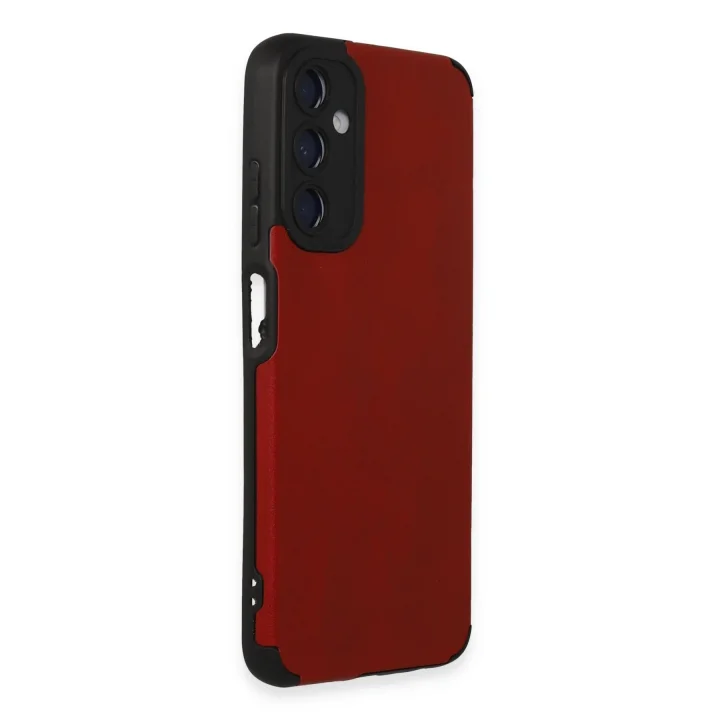 Mey İthalat®  Samsung Galaxy A05S Kılıf Loop Deri Silikon - Kırmızı