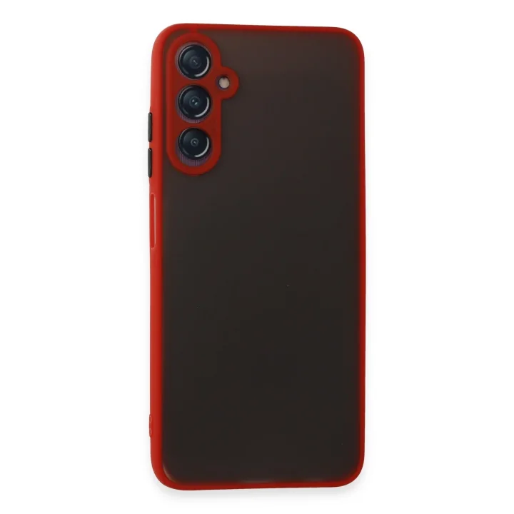 Mey İthalat®  Samsung Galaxy A05S Kılıf Montreal Silikon Kapak - Kırmızı