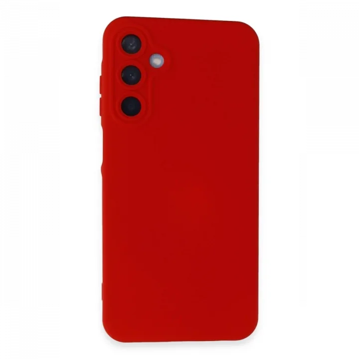 Mey İthalat®  Samsung Galaxy A05S Kılıf Nano içi Kadife Silikon - Kırmızı