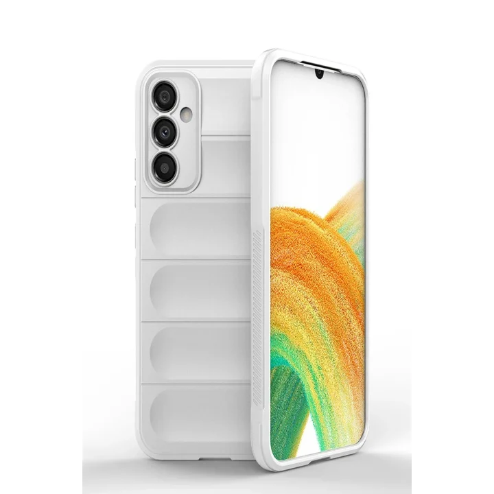 Mey İthalat®  Samsung Galaxy A05S Kılıf Optimum Silikon - Krem