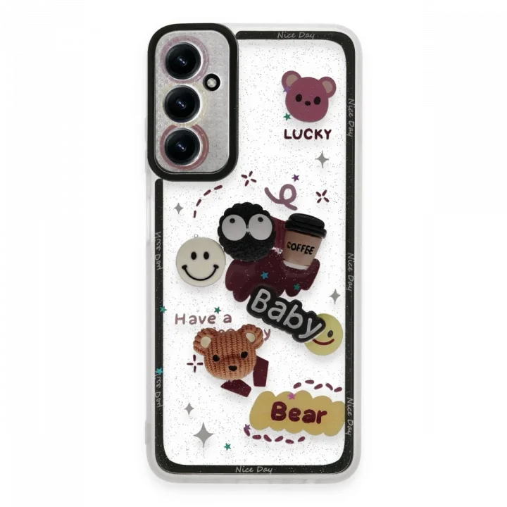 Mey İthalat®  Samsung Galaxy A05S Kılıf Sweet Desenli Silikon Kapak - Sarı