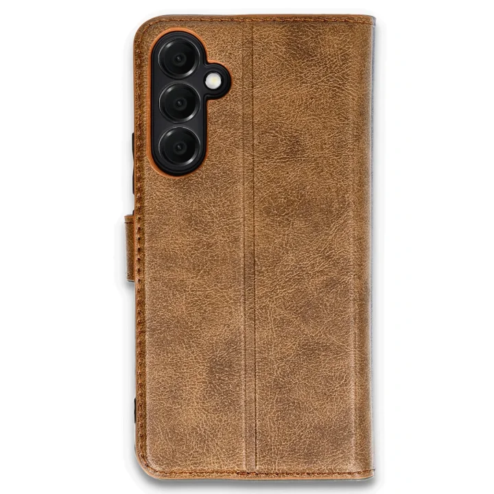 Mey İthalat®  Samsung Galaxy A05S Kılıf Trend S Plus Kapaklı Kılıf - Taba