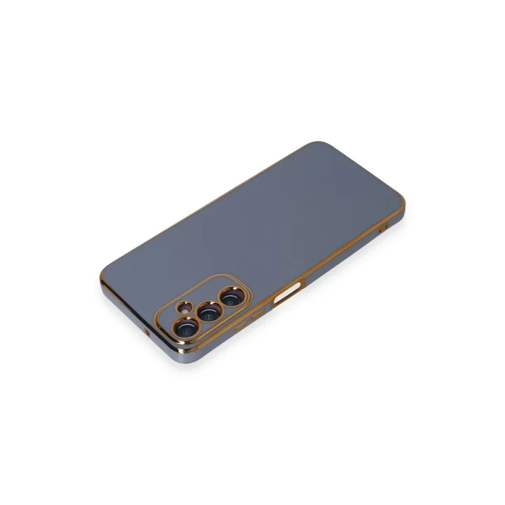 Mey İthalat®  Samsung Galaxy A05S Kılıf Volet Silikon - Mavi