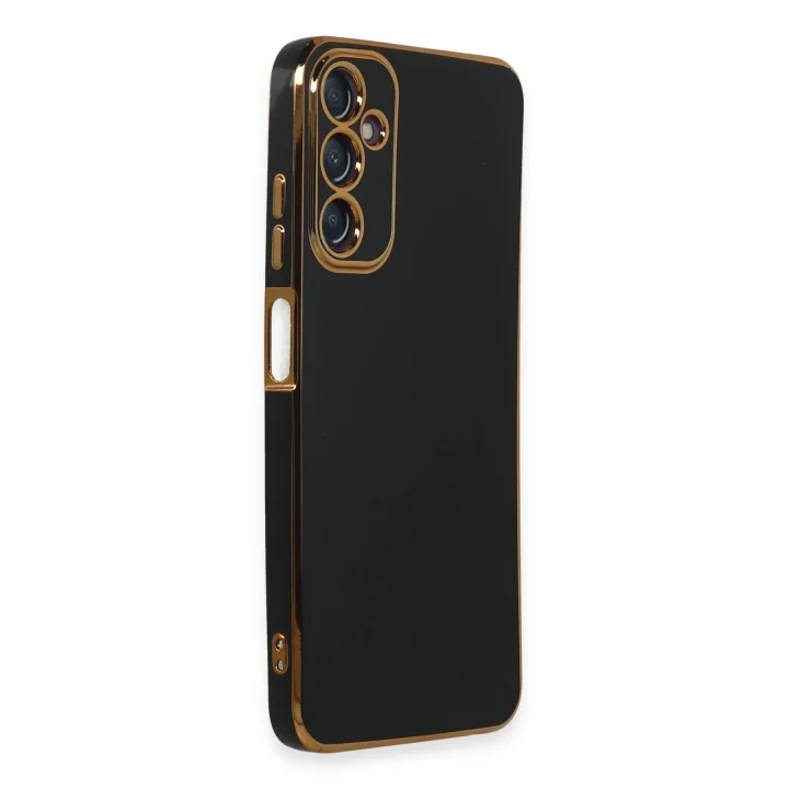 Mey İthalat®  Samsung Galaxy A05S Kılıf Volet Silikon - Siyah