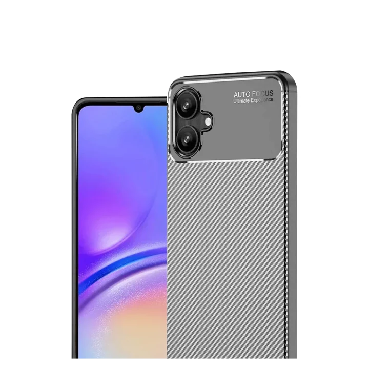 Mey İthalat®  Samsung Galaxy A06 Kılıf Auto Focus Karbon Kapak - Gri