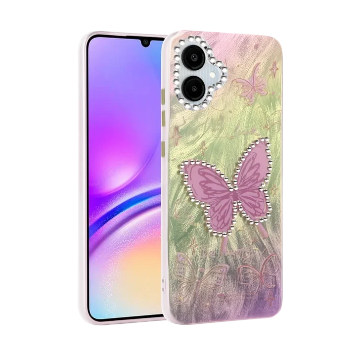 Mey İthalat®  Samsung Galaxy A06 Kılıf Blade Aynalı Desenli Kapak - Desen 5