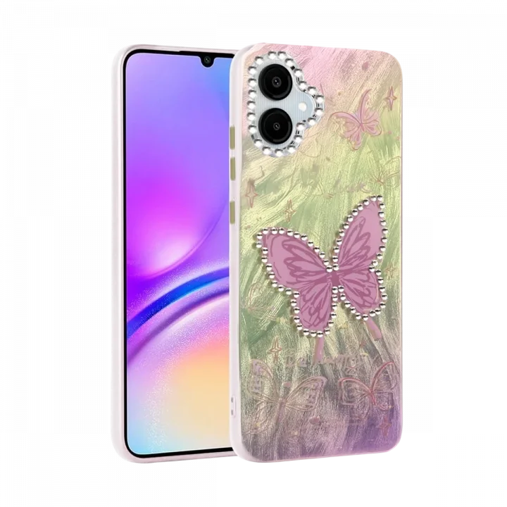Mey İthalat®  Samsung Galaxy A06 Kılıf Blade Aynalı Desenli Kapak - Desen 5