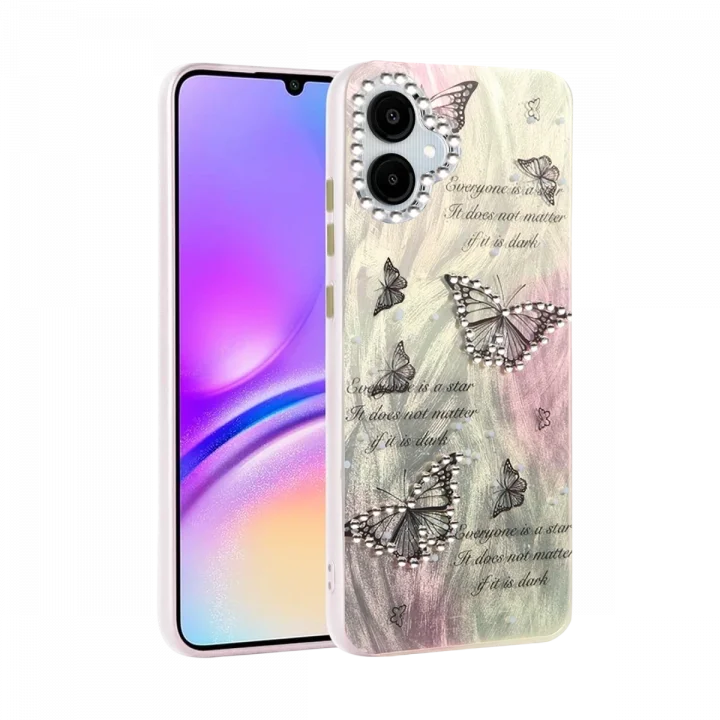 Mey İthalat®  Samsung Galaxy A06 Kılıf Blade Aynalı Desenli Kapak - Desen 6