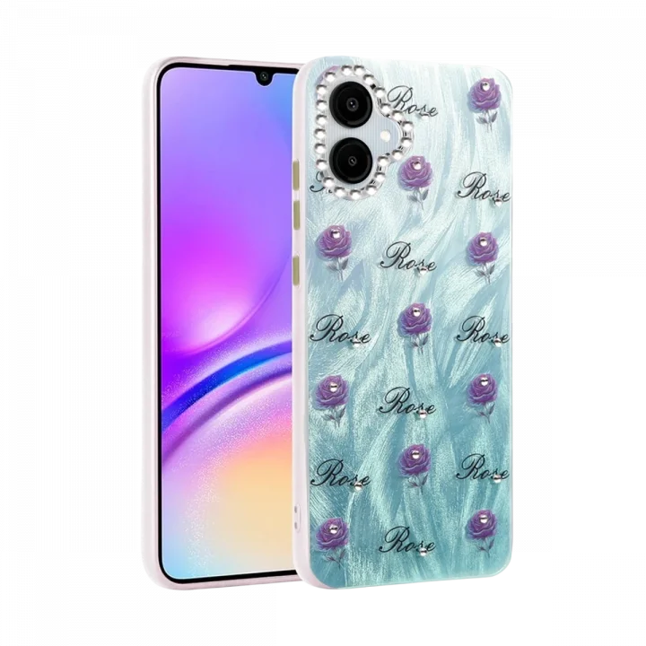 Mey İthalat®  Samsung Galaxy A06 Kılıf Blade Aynalı Desenli Kapak - Desen 9