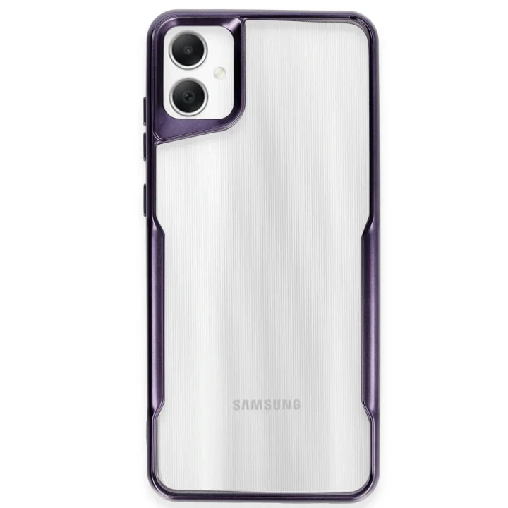 Mey İthalat®  Samsung Galaxy A06 Kılıf Boyi Silikon Kapak - Derin Mor