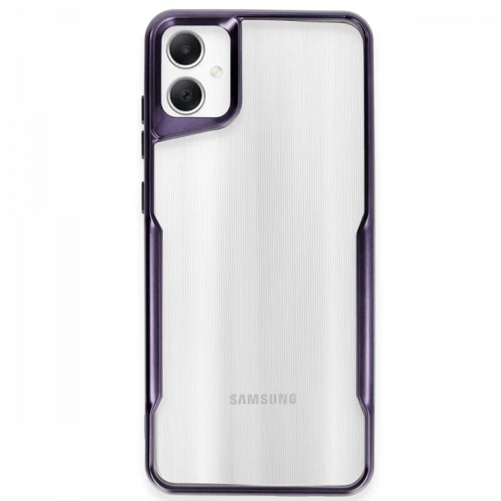 Mey İthalat®  Samsung Galaxy A06 Kılıf Boyi Silikon Kapak - Derin Mor