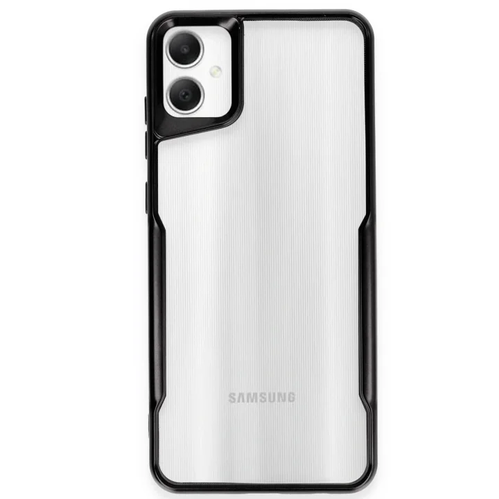 Mey İthalat®  Samsung Galaxy A06 Kılıf Boyi Silikon Kapak - Siyah