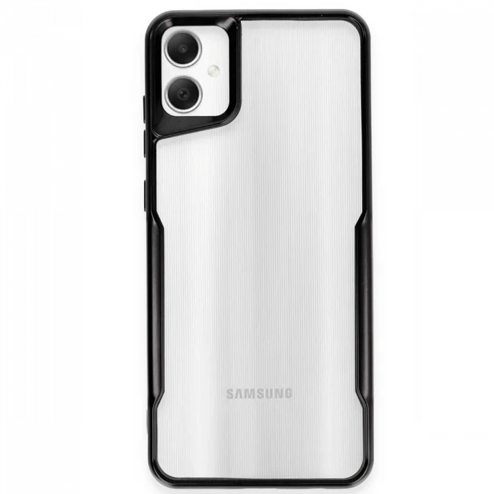 Mey İthalat®  Samsung Galaxy A06 Kılıf Boyi Silikon Kapak - Siyah