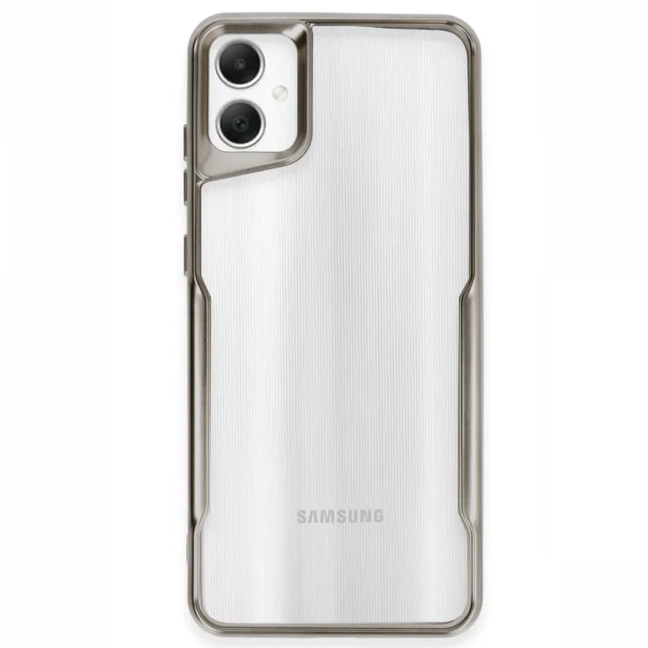 Mey İthalat®  Samsung Galaxy A06 Kılıf Boyi Silikon Kapak - Titan Gri