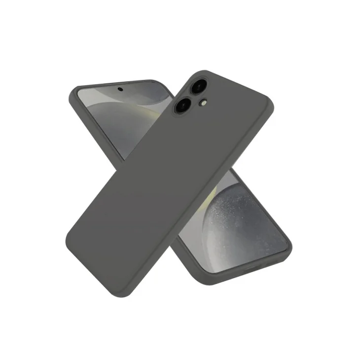 Mey İthalat®  Samsung Galaxy A06 Kılıf First Silikon - Gri