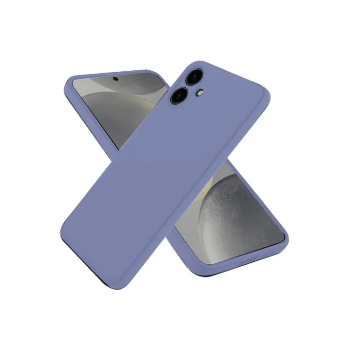 Mey İthalat®  Samsung Galaxy A06 Kılıf First Silikon - Lila