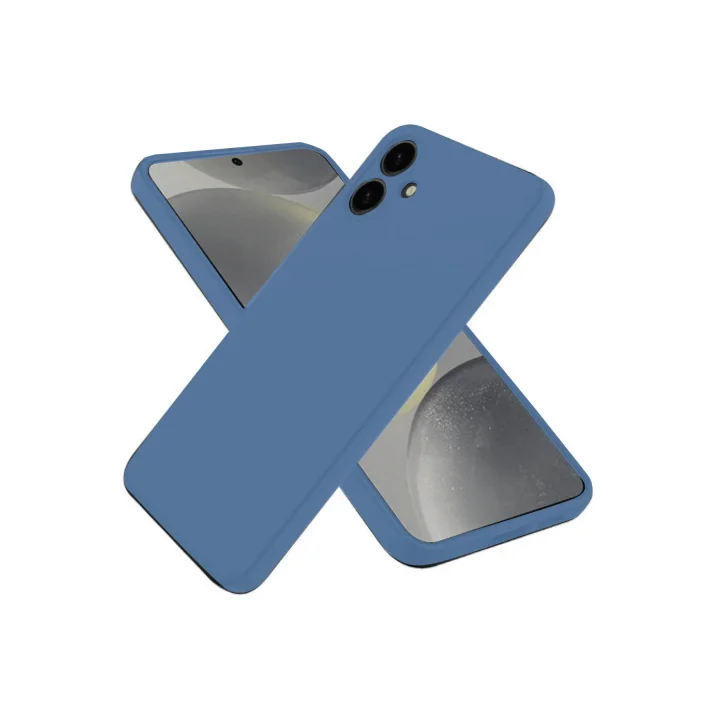 Mey İthalat®  Samsung Galaxy A06 Kılıf First Silikon - Mavi