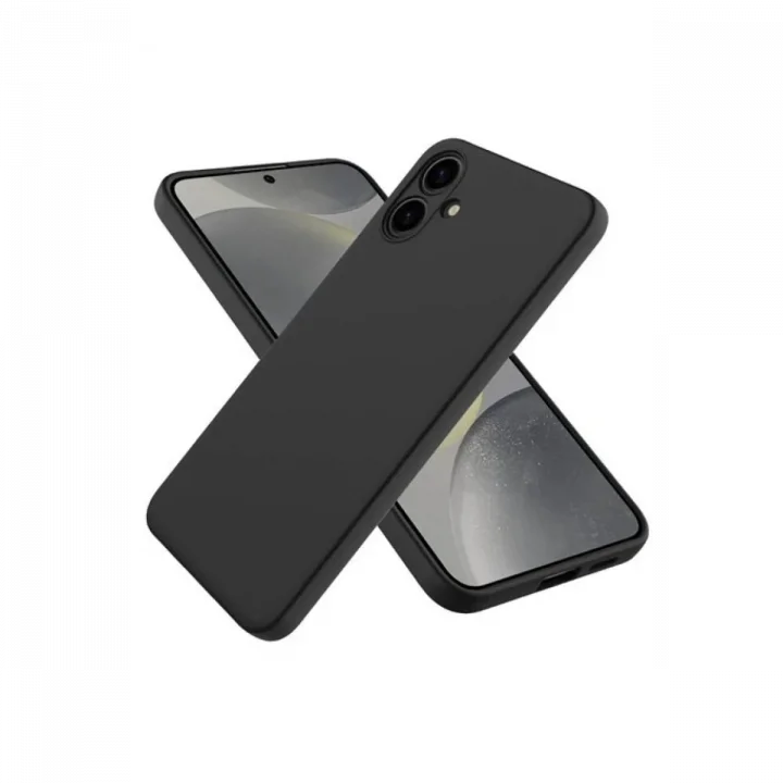 Mey İthalat®  Samsung Galaxy A06 Kılıf First Silikon - Siyah
