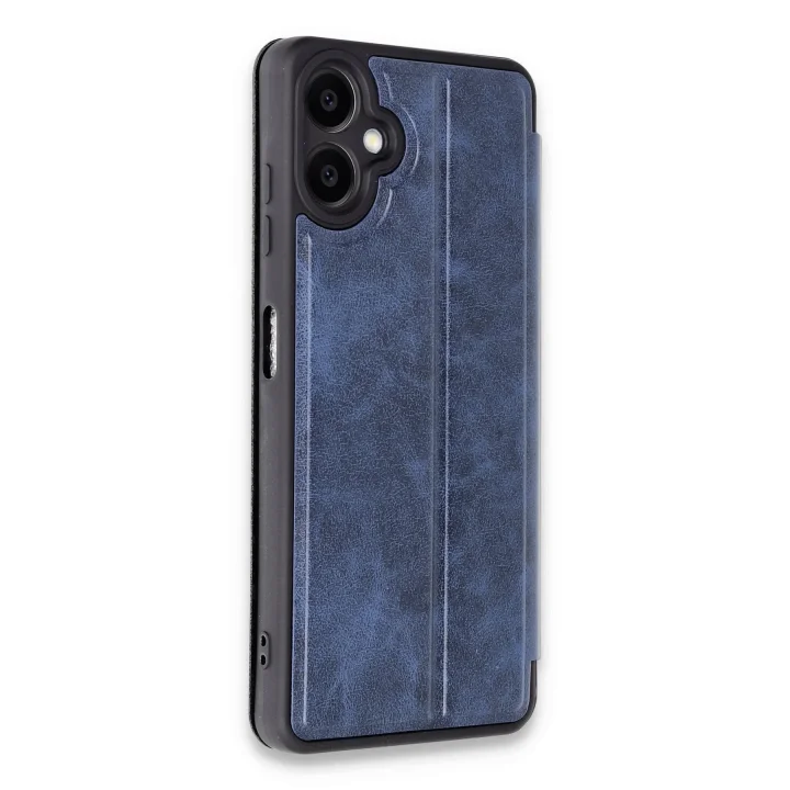 Mey İthalat®  Samsung Galaxy A06 Kılıf Flip Cover - Lacivert