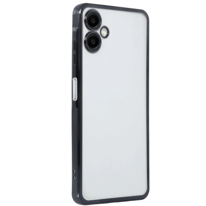 Mey İthalat®  Samsung Galaxy A06 Kılıf  Lensli Silikon - Siyah