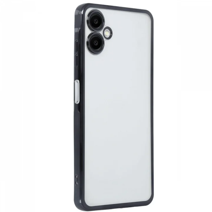 Mey İthalat®  Samsung Galaxy A06 Kılıf  Lensli Silikon - Siyah