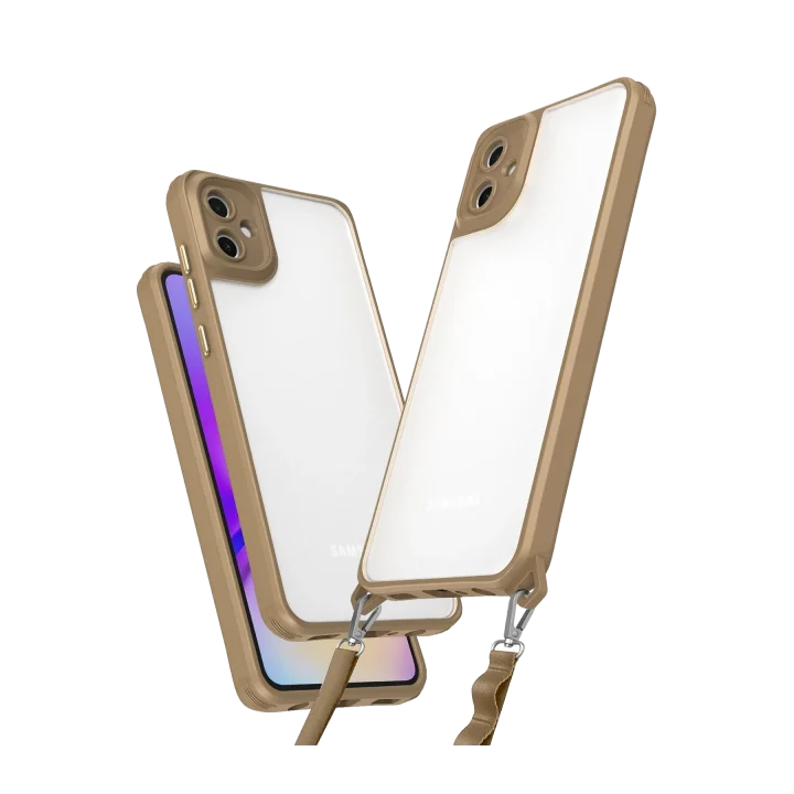 Mey İthalat®  Samsung Galaxy A06 Kılıf Penta Silikon Kılıf - Çöl Titanyum