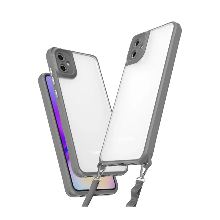 Mey İthalat®  Samsung Galaxy A06 Kılıf Penta Silikon Kılıf - Titan Gri