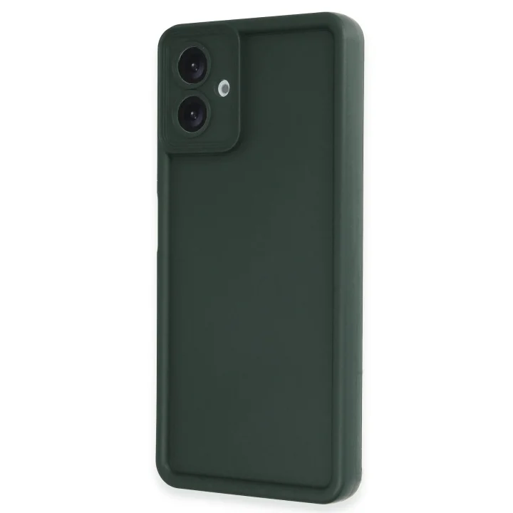 Mey İthalat®  Samsung Galaxy A06 Kılıf Viera Silikon - Koyu Yeşil