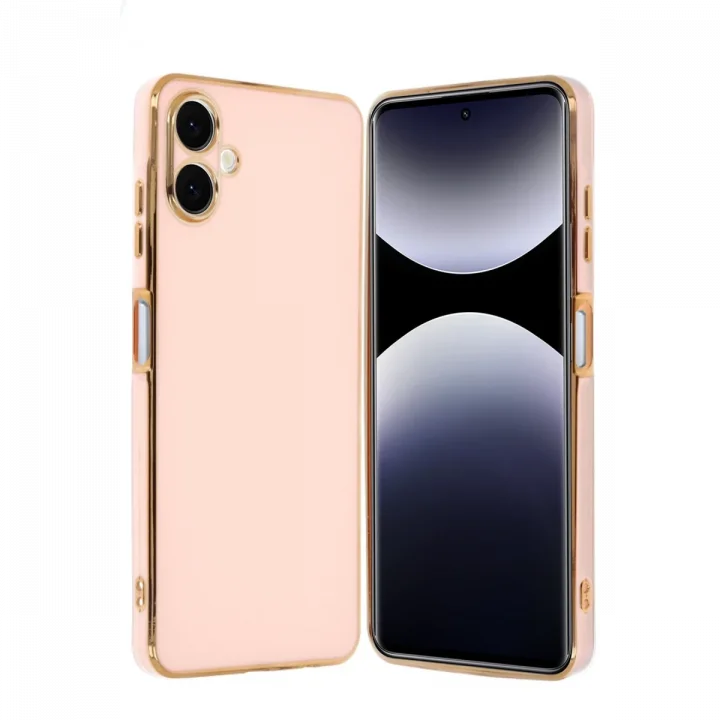 Mey İthalat®  Samsung Galaxy A06 Kılıf Volet Silikon - Pembe