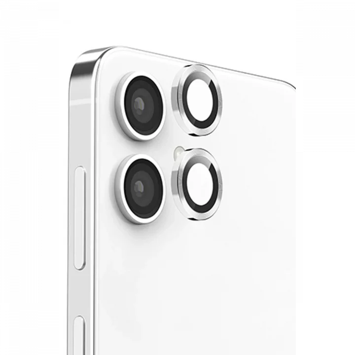 Mey İthalat®  Samsung Galaxy A06 Raze Metal Kamera Lens - Gümüş