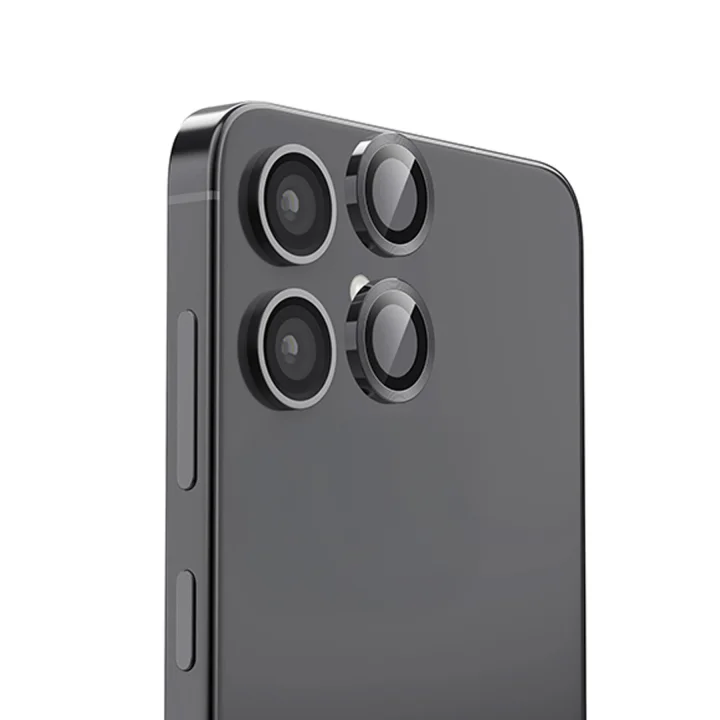 Mey İthalat®  Samsung Galaxy A06 Raze Metal Kamera Lens - Siyah